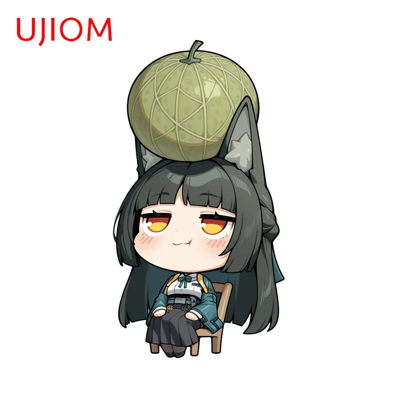 UJIOM Kawaii Miyabi Zenless Zone Zero Wall Stickers Cartoon Meme Design Skateboard Laptop Decals Vinyl Bedroom Wallpapers