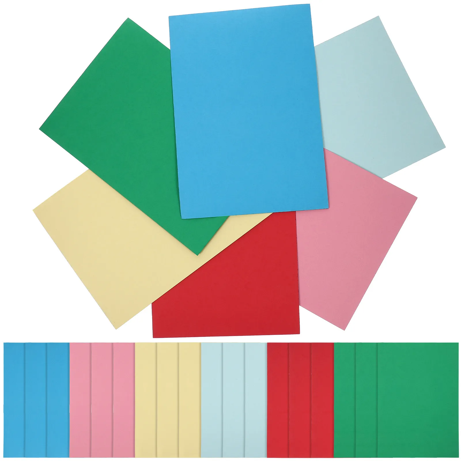 28Sheets Cyanotype Printing Paper DIY Sunpaper Crafts Making Materials Lightweight Waterproof Sunprint Paper for Art