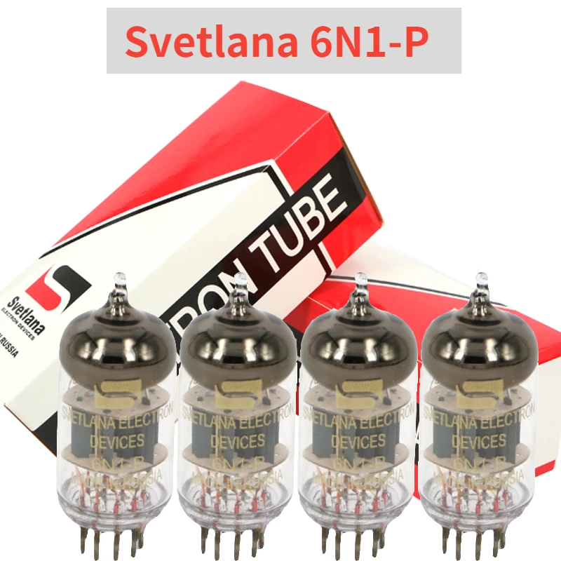 6N1-P SVETLANA Electronic Tube Replaces 6N1 Factory Test Supporting Vacuum Tube Amplifier Home Theater Sound System