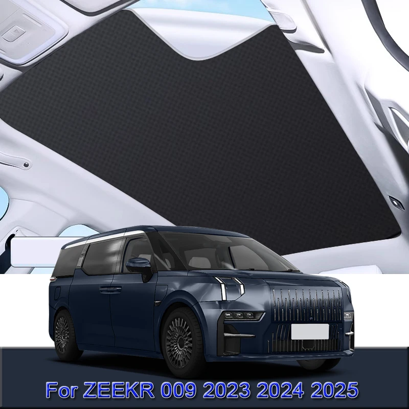 

Fit For ZEEKR 009 2023 2024 2025 Car Electrostatic Adsorption Sunroof Sunshade Heat Insulation Skylight Sticker Auto Accessories