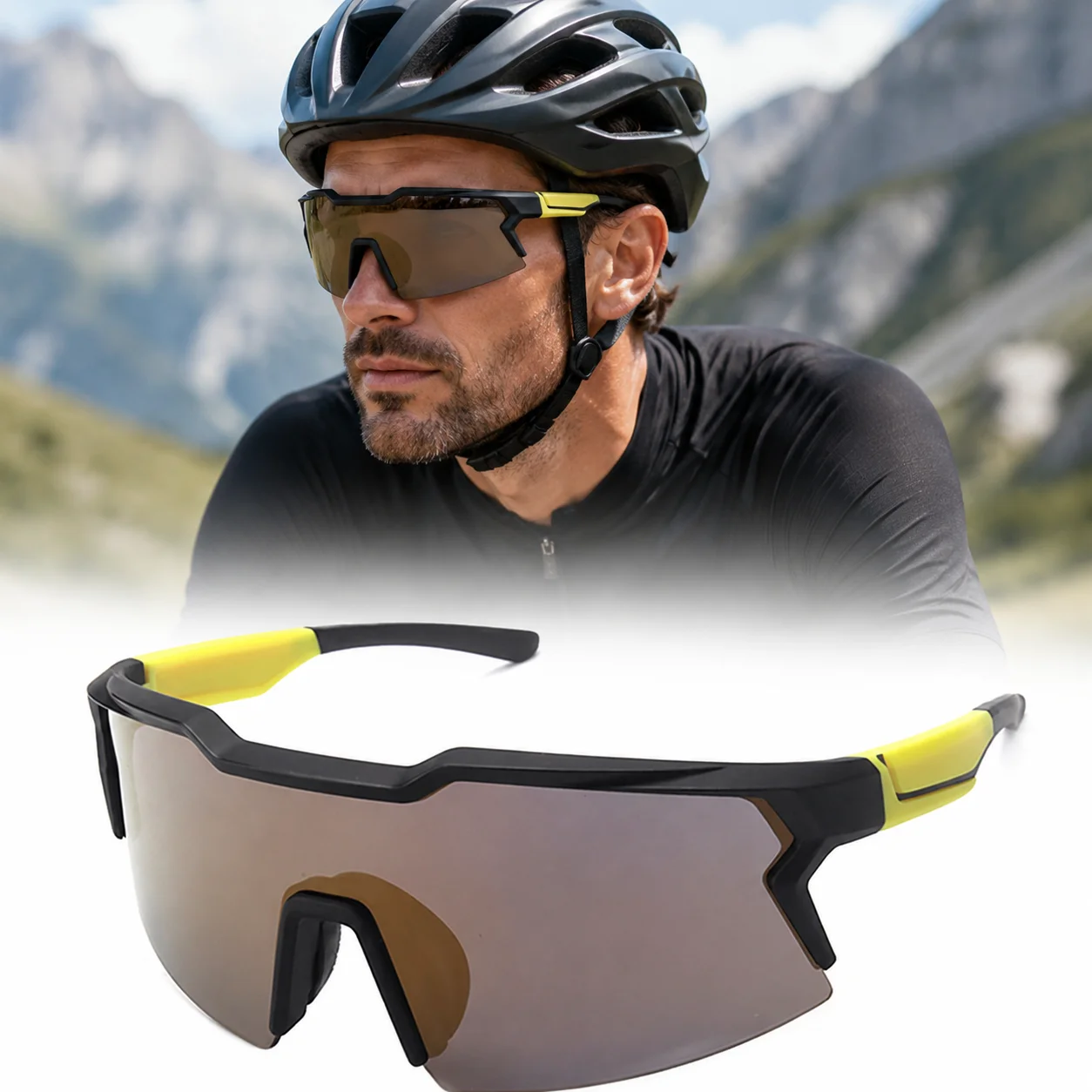 

Polarized Cycling Sunglasses UV400 Sports Bike Glasses MTB Road Bicycle Sunglasse Windproof Outdoor Riding Eyewear for Men Women