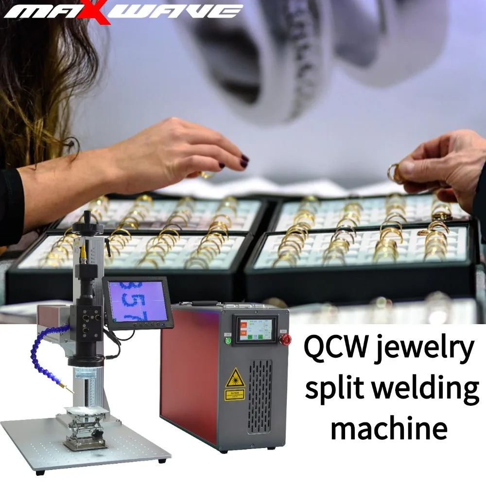 Saldatrice per gioielli di riparazione QCW multi-applicazione Saldatore laser Sistema di saldatura medica dentale per gioielli con design diviso