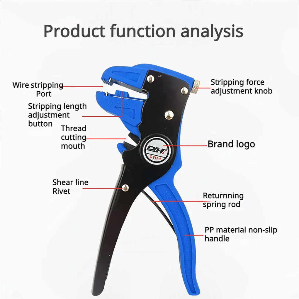 Multi functional Duckbill Wire Stripping Pliers Electrical Wire Stripping Device Wire Stripping Pliers Wire Pulling Pliers