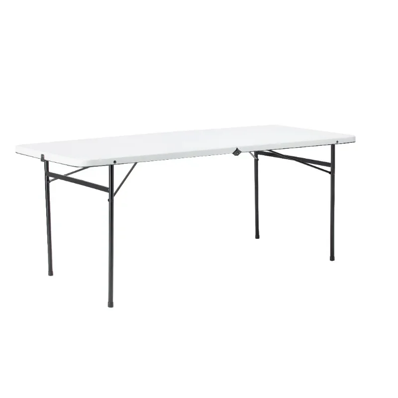 

Mainstays 6 Foot Bi-Fold Plastic Folding Table, White