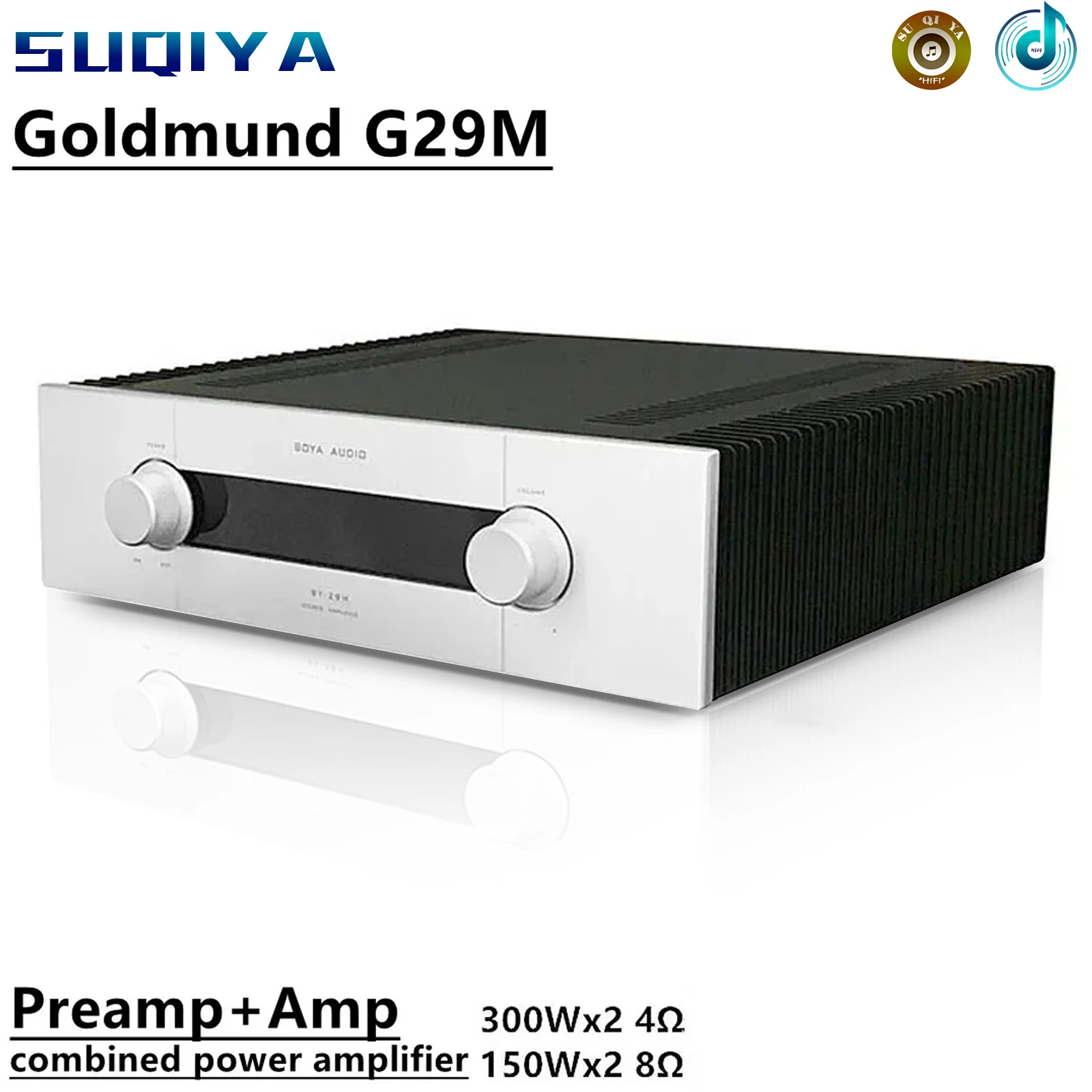 

Preamp+AMP Goldmund G29M Post Amplifier With Vacuum Tube Preamplifier 2.0 Channel Class AB Balanced Combined Power-amplifier