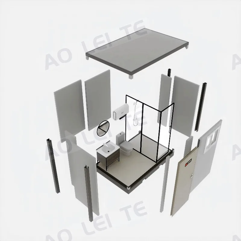 

Портативный мобильный туалет, простая установка, экологически чистый для строительных площадок, мероприятий на открытом воздухе, кемпинга