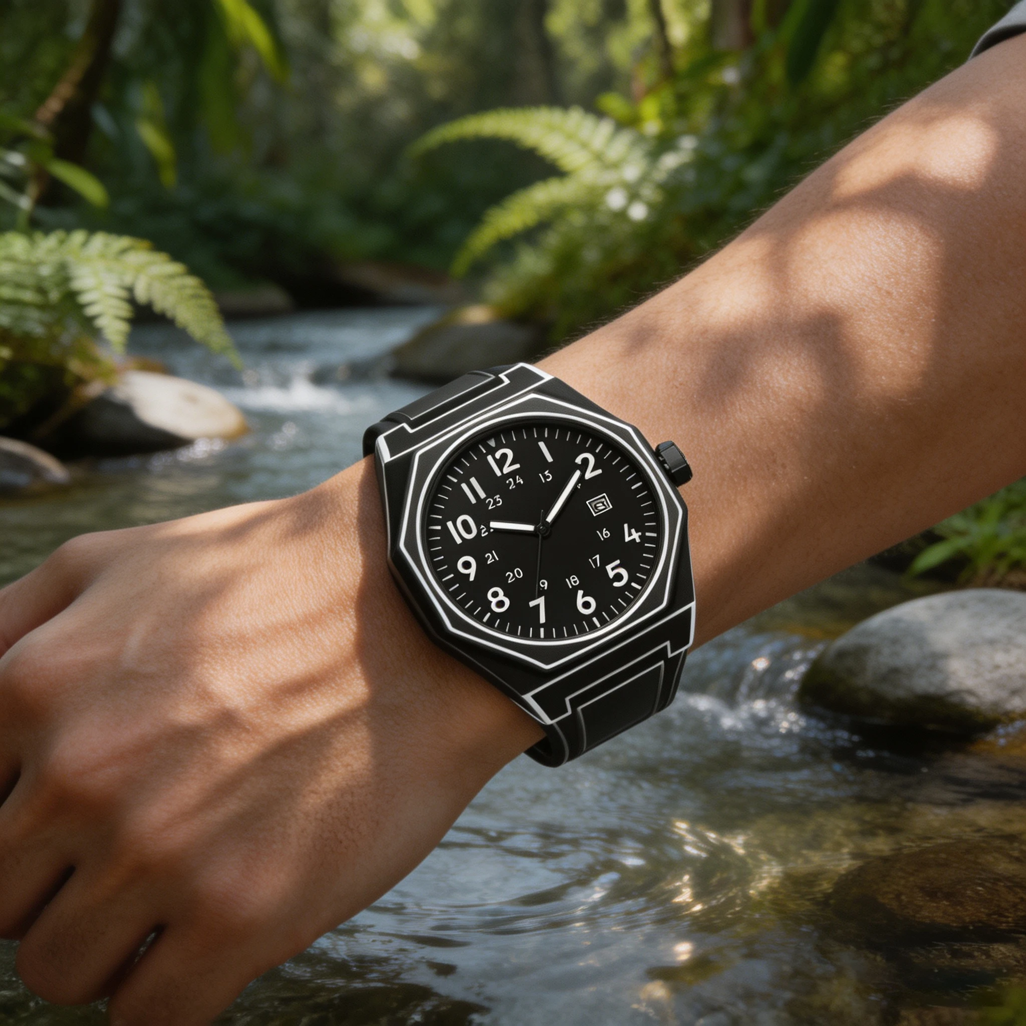 LIGE Top Brand Luxury Watches Men's Animation Inspiration Fashion Sketch Men's Watches Clock Waterproof Quartz Wristwatch Reloj