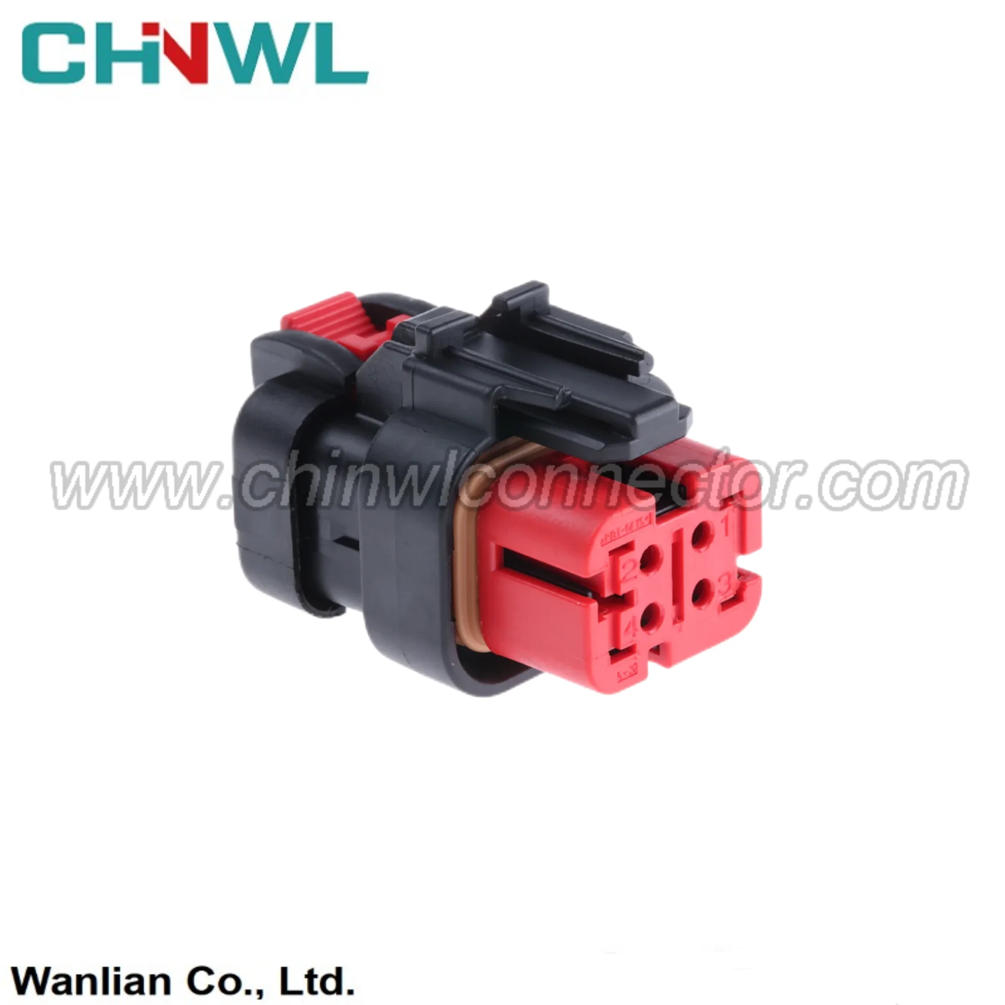 

50 Sets TE 4 Pin Waterproof Auto Connector Camshaft Sensor Plug For Carter Excavator 776487-1 776488-1