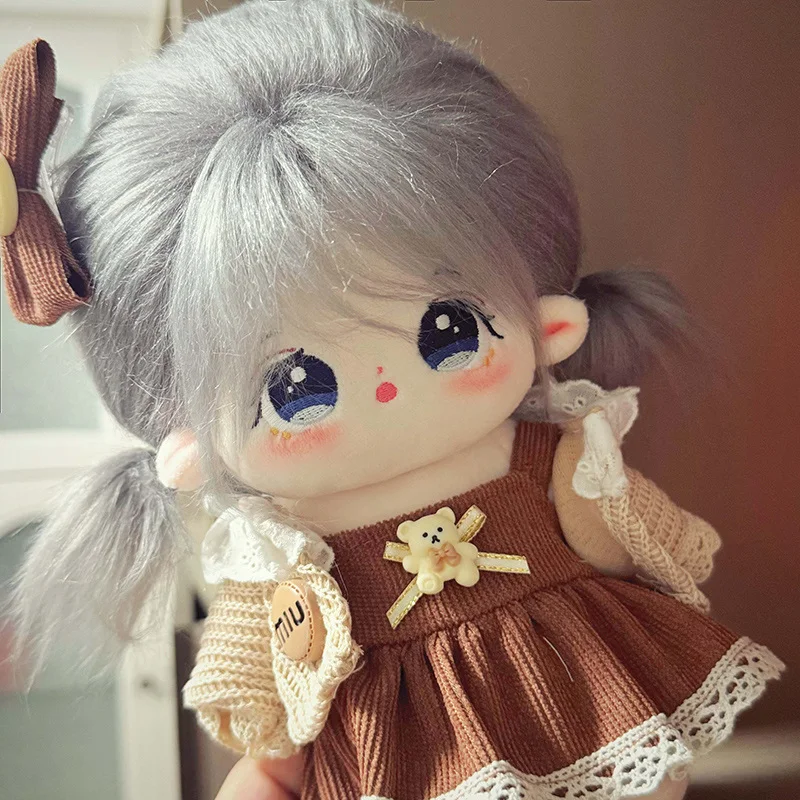 20cm Kawaii Idol ตุ๊กตาอะนิเมะตุ๊กตา Star ตุ๊กตาตุ๊กตาการปรับแต่งรูปของเล่นน่ารักชุดตุ๊กตาสามารถเปลี่ยนเสื้อผ้าของขวัญ