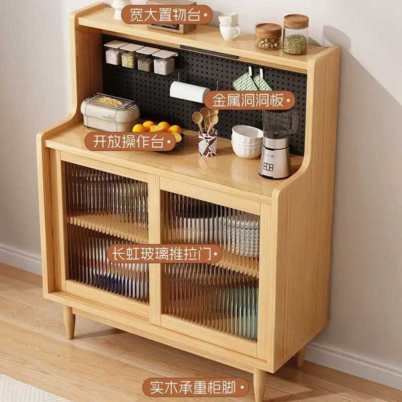 Side integrated wall locker living room tea bucket storage locker household kitchen cupboard