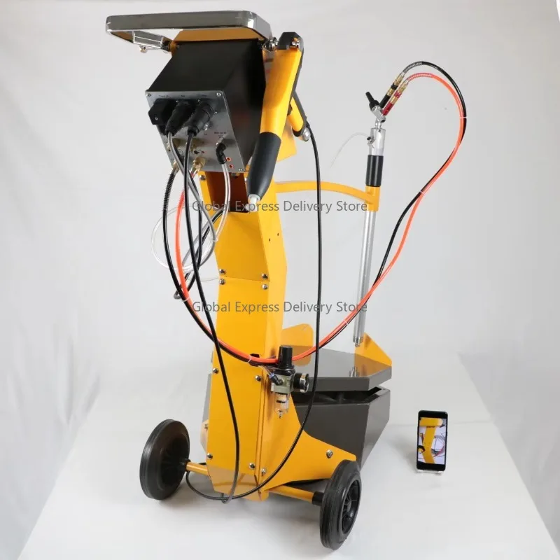 Customized High-Efficiency Vibrating Electrostatic Powder Coating Machine: Manual Spraying for Metal/Steel Substrates