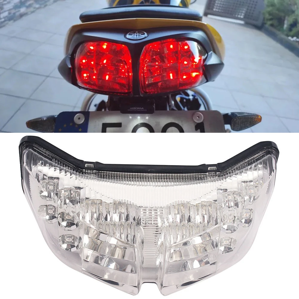 New Motorcycle LED Integrated Rear Brake Taillights Suitable For Yamaha FZ1 2006-2015 FZ8 2010-2015