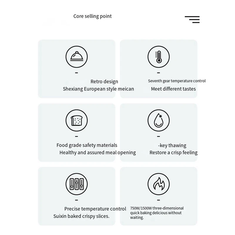 Torradeira com desligamento automático e bandeja de migalha drop-down removível, cancelar UE Plug, ranhuras extra largas