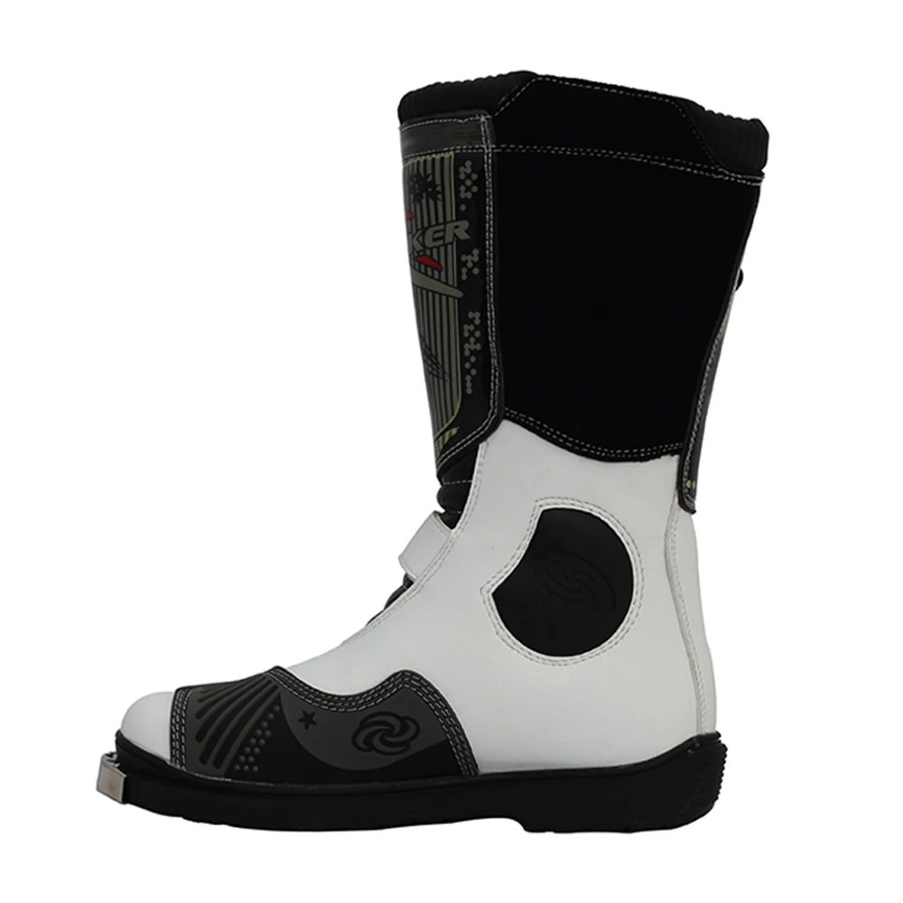 Bottes de moto tout-terrain pour hommes et femmes, chaussures de course de motocross, bottes d'équitation de motocross, chaussures de vélo de route