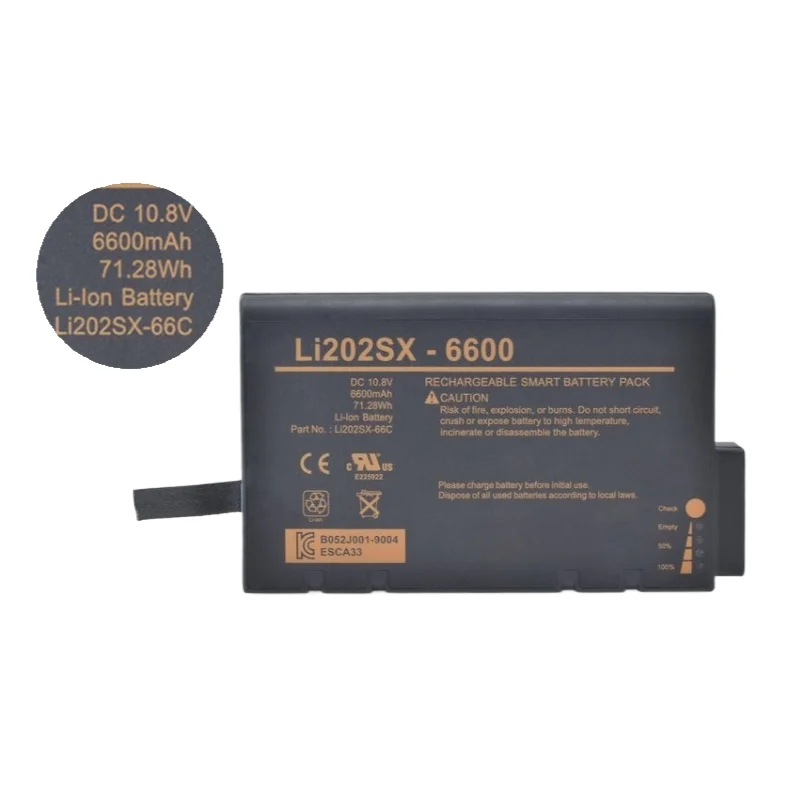 11.1V 6600mAh High Quality Battery LI202SX-6600 LI202SX-66C 700028 LI202SX For TSI 9550 9510BD 9130 95330-01 9530-02 9310-02