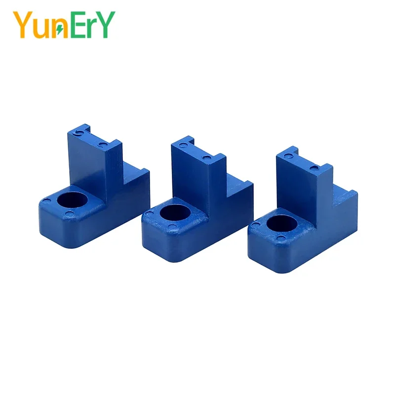 2 PCS Insulated Screw Base Grounding Copper Bar Bracket Distribution Cabinet Terminal Neutral Bar Plastic Support Gasket