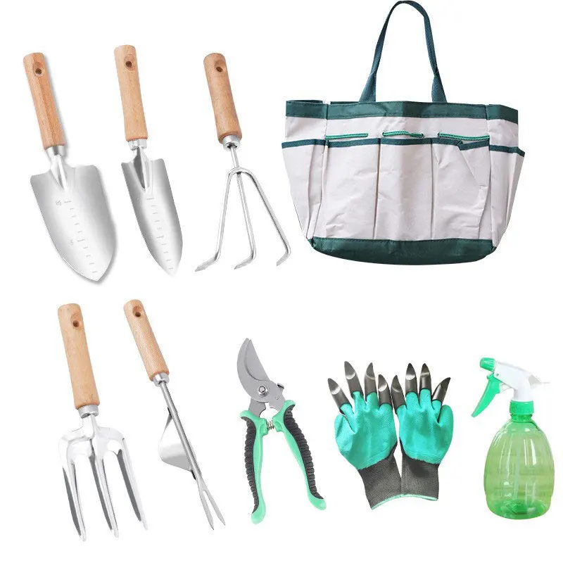 

New Gardening Tools Home Gardening Flower Gardening Tools Flower Garden Shovel Garden Flowering and Loosening Tool Set 7pcs Set