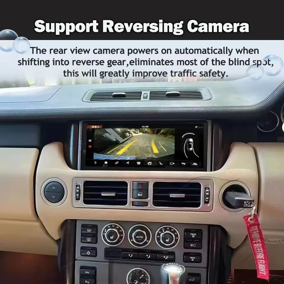 Android 14 For Land Rover Range Rover V8 L322 2005-2012 Car GPS Navigation Multimedia Player Auto Stereo car RadioHead Unit