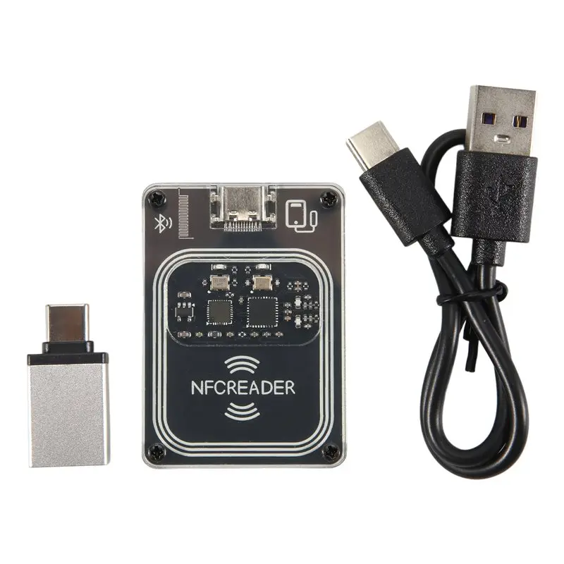 PCR532 RFID Bluetooth Wireless Module IC Card Reader Writer RFID Emulator Minicopy With Type-C Interface