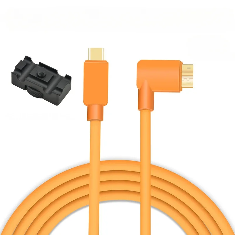 Type-C to micro B DSLR camera data connection shooting cable for Canon 1DX2 5DSr 5D4 connected computer