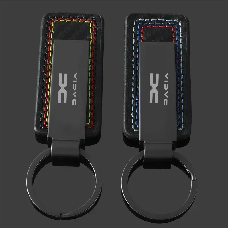 Alloy Car Keychain for Renault Dacia Duster Spring Logan Sandero Jogger Lodgy Bigster Dokker 2023 2024 Key Chain Rings Gifts