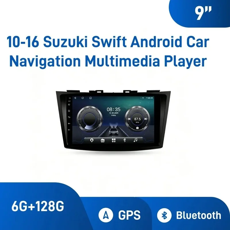 9 inch for 2010‑2016 Suzuki Swift Android Car Radio 2Din GPS Navigation CarPlay Android Auto Multimedia Player With Reverse