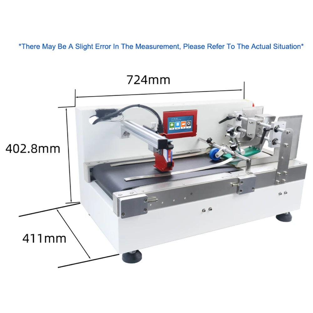 Imagem -02 - Impressora de Paginação Online Automática Máquina de Impressora de Codificação de Tinta Térmica Máquina de Paginação de Etiqueta de Caixa de Caixa de Plástico