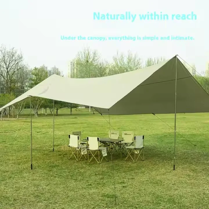 Sun Shelter Tent, 6m² Waterproof Camping Tent, Foldable Canopy with UV Protection