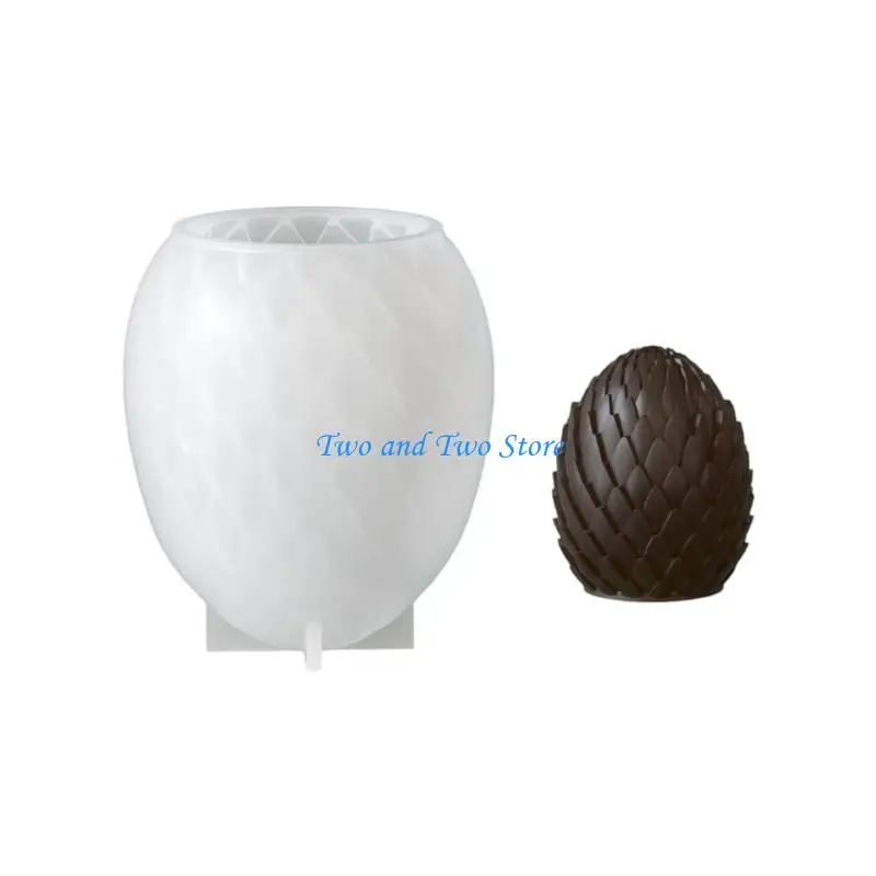 HX6F Multifunctional Crafting Molds Dragon Scale Eggs Molds for Candle