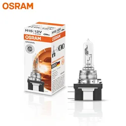 OSRAM 64176 오리지널 라인 전구, OEM 헤드라이트, 주간 주행등, 골프 아우디 Q7 1X 용 OEM 품질 전구, H15, 12V, 15 W, 55W, 3200K