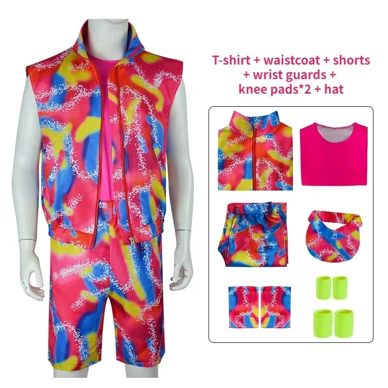 Movie Princess Cosplay Ryan Gosling Sports Wear Skatewear Disfraz Prince Costume Men Couple Daily Wear Uniform Halloween