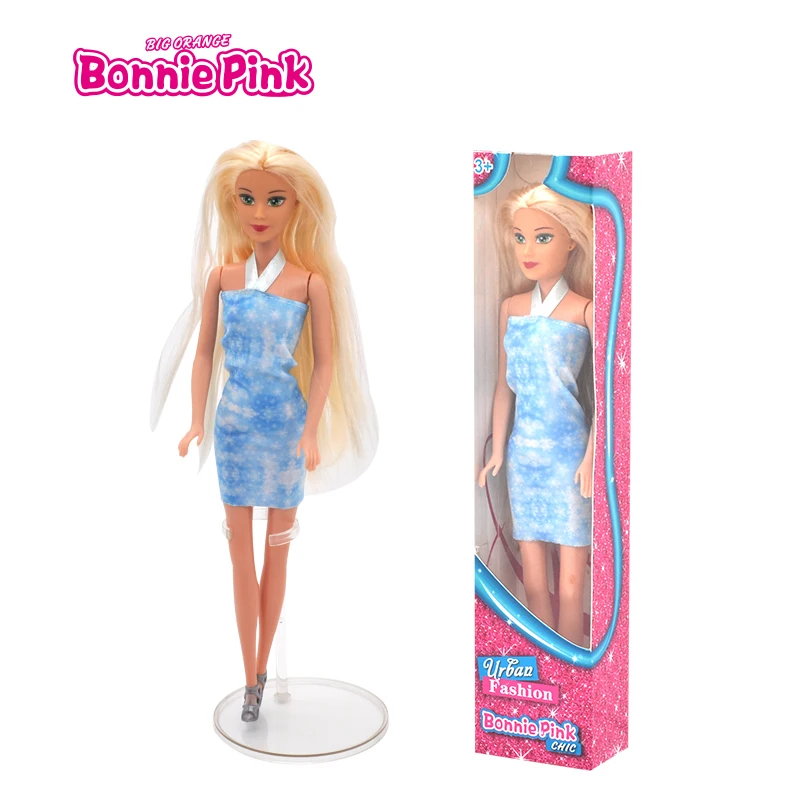 BONNIEPINK High Quality 30cm 11.5 Inches BJD Doll Fashionistas Toys with Clothes Blonde Hair Bjd Doll for Girls Child Toys