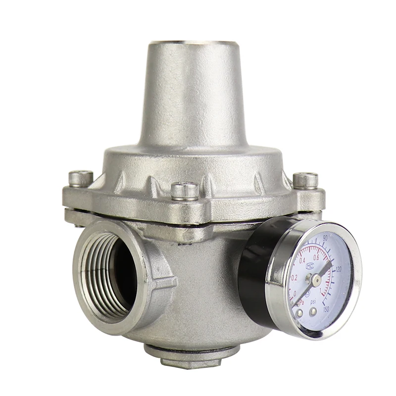 YZ11W-16P Stainless Steel Shock-Resistant Manual Pressure Reducing Valve Metal Hard Seal for Water DN15-DN50