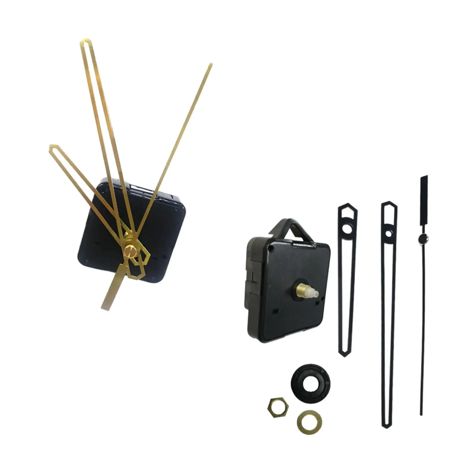Replacement DIY Silent Quartz Clock Mechanism Shaft 13mm Thread 6mm for Three dimensional Embroidery Clock Professional Sturdy