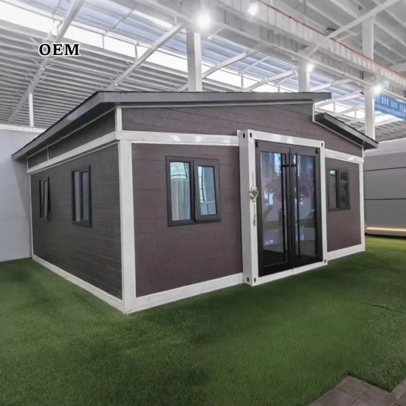 مخصصة 4 غرف نوم منزل حاوية قابلة للتوسيع سهلة التركيب فيلا فولاذية جاهزة للاستخدام المدرسي-بالجملة #5