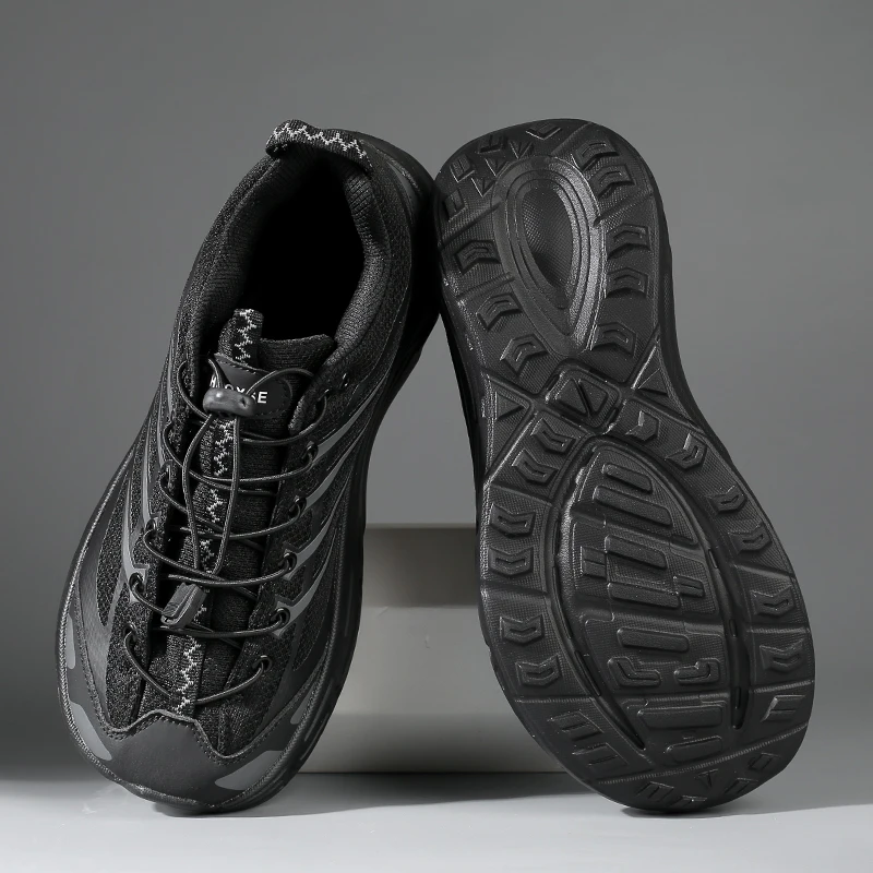 Men's hiking sports shoes breathable mesh shoes widened head outdoor sports shoes comfortable walking adventure leisure shoes