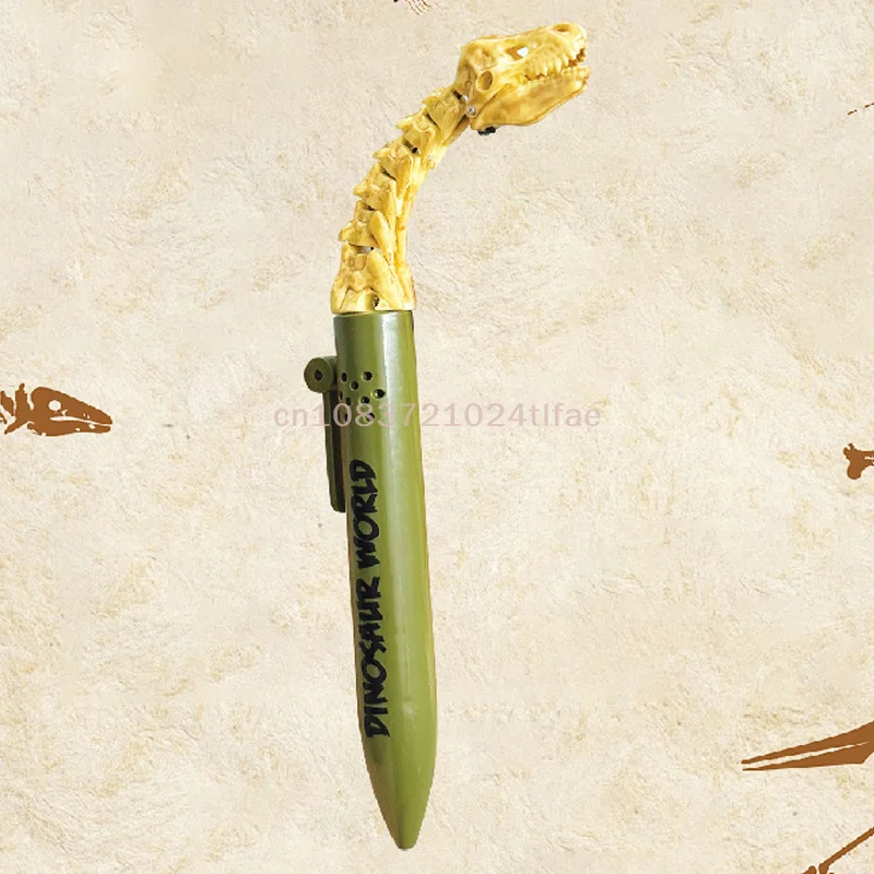 

1Pc Cute And Creative Stress-Relieving Funny Dinosaur Gel Pen, Shaped Like An Open-mouthed Dinosaur, Suitable For School Diaries