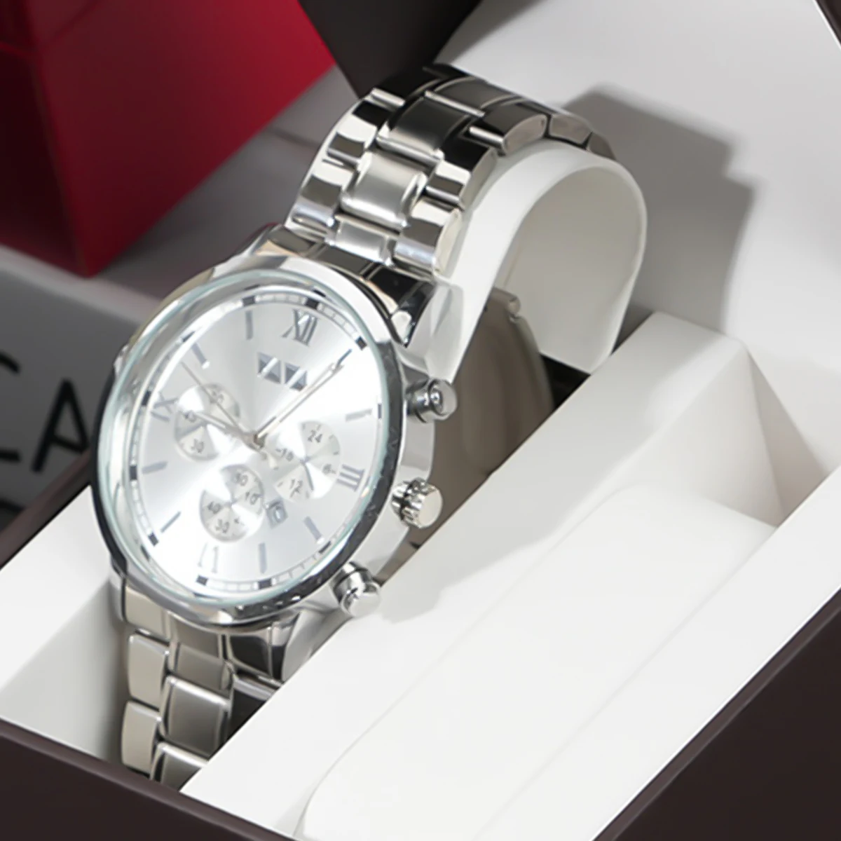 남성용 PU 시계 케이스 보관함이 포함된 싱글 시계 선물 상자