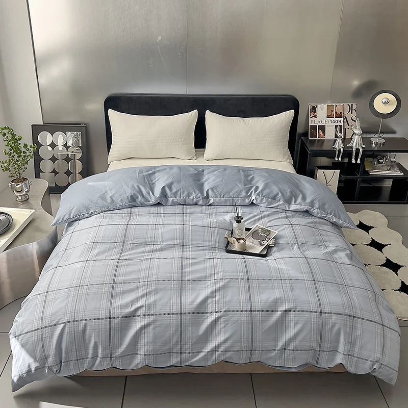 1 Pc Pure cotton Duvet Cover summer bedcover soft bed linens couple luxury double bed bedding king size 200x230cm