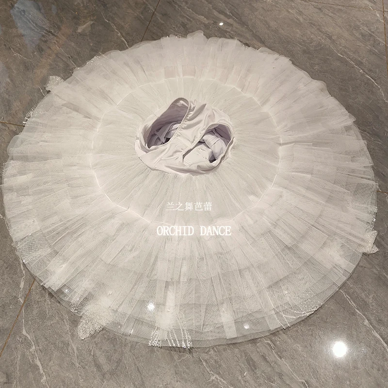 BT250677 taille personnalisée professionnelle couleur personnalisée enfants filles femmes adultes blanc Ballet Tutu Costumes
