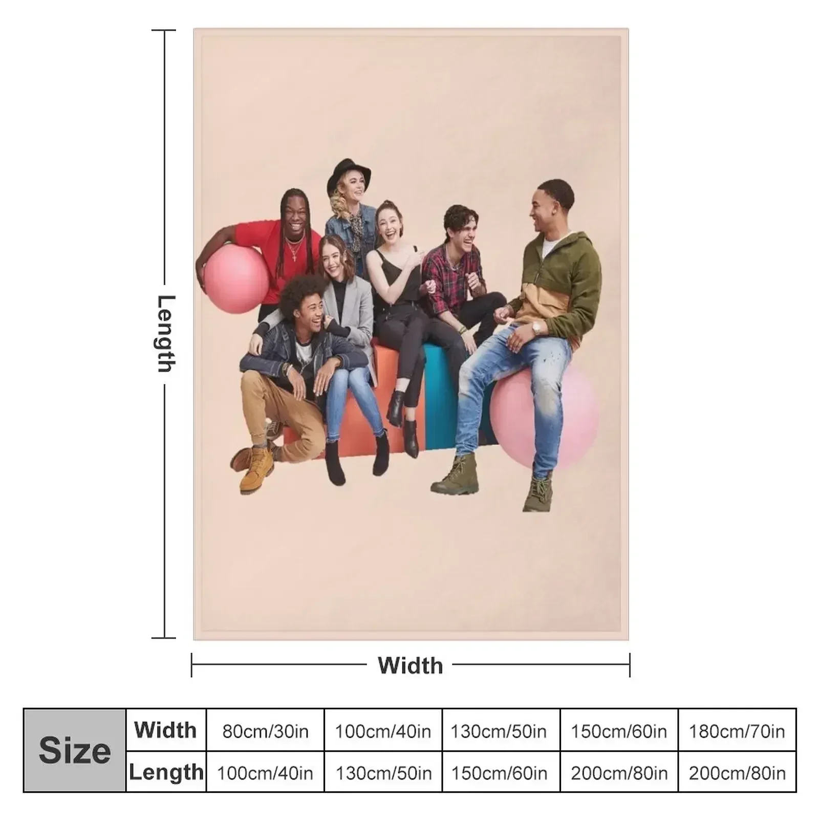 Legacies Cast Throw Blanket