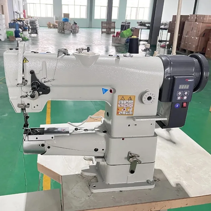 Heavy Duty Leather Sewing Machine With Large Mouth High Head Flat-Bed Mechanical Configuration Core Motor Component