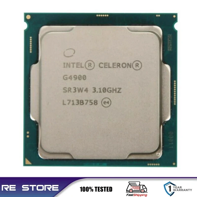 Intel Celeron G4900 3.1GHz 듀얼 코어 LGA 1151 CPU 프로세서