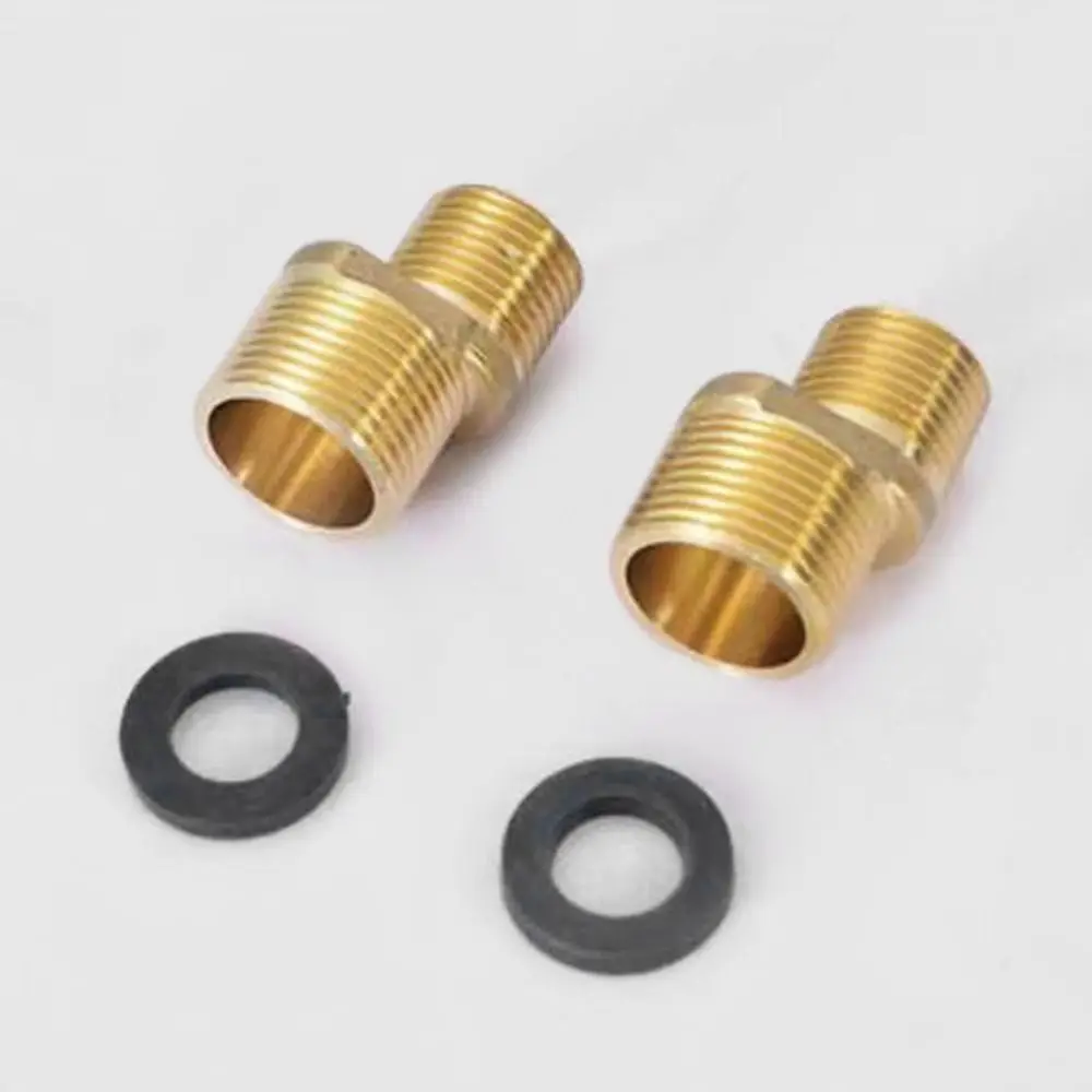 Copper Angled Curved Foot Angle Adjustment Lengthened Shower Faucet Adapter Thickened Wall Mounted Connecting Accessories