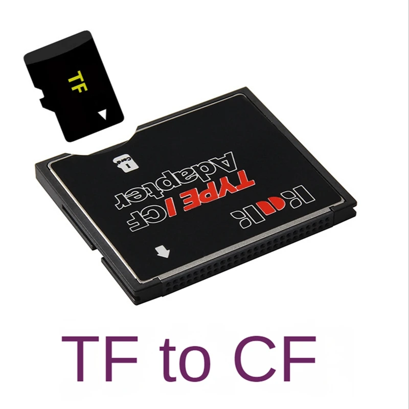 Geheugenkaartadapter SDHC SDXC TF naar CF-kaartadapter voor camera Type I-kaartconverter