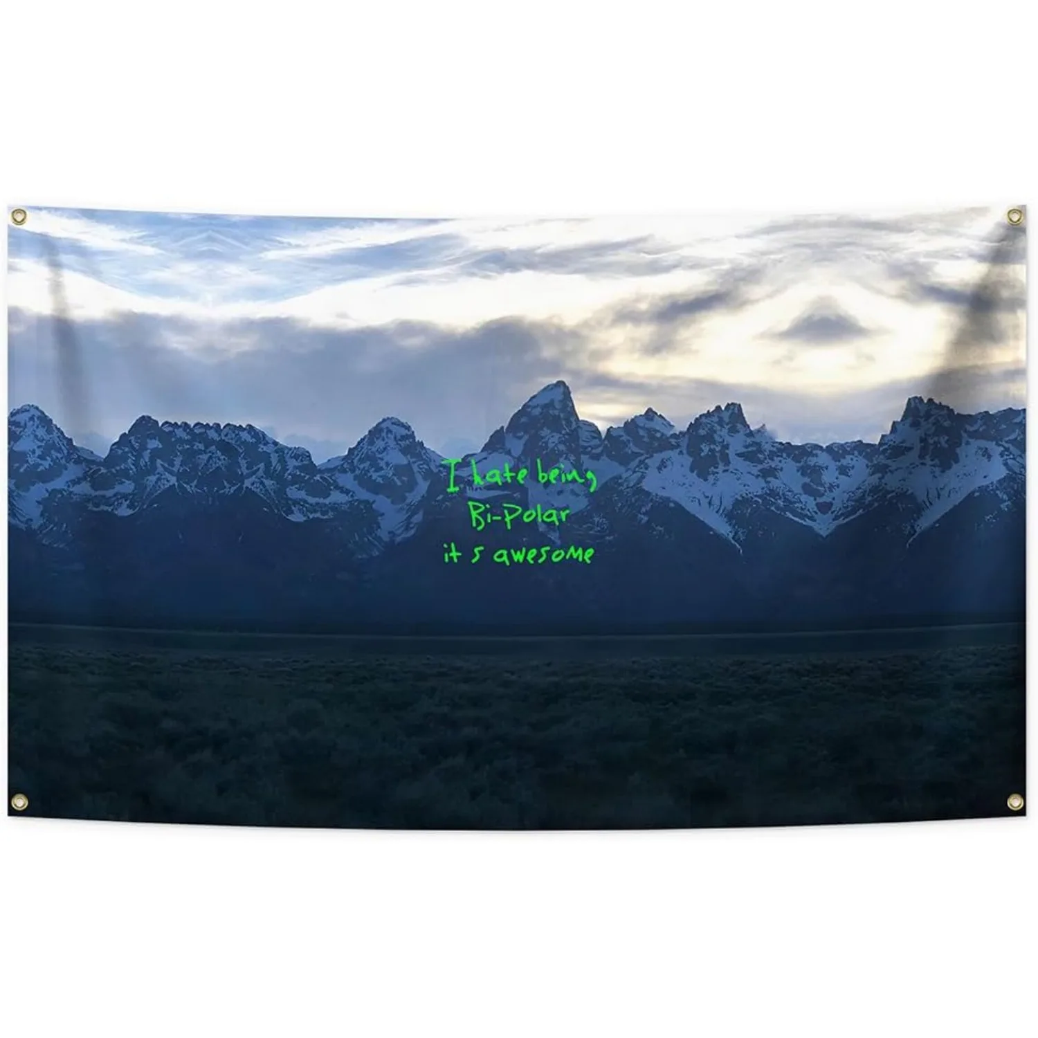 1pc 3x5ft Rapper Album Cover Flag - Motivational 