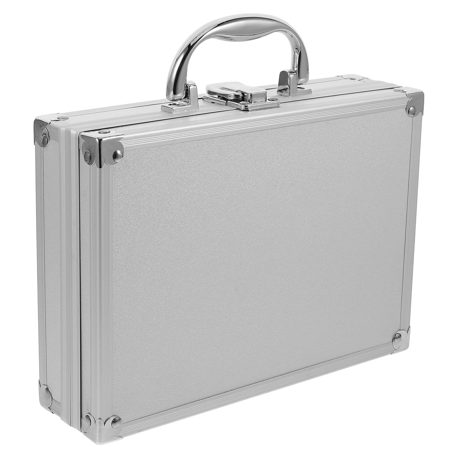 

Aluminum Alloy Toolbox Portable Compact Multi-Functional Handheld Storage Box Tool Organizer Carrying Case Small Capacity