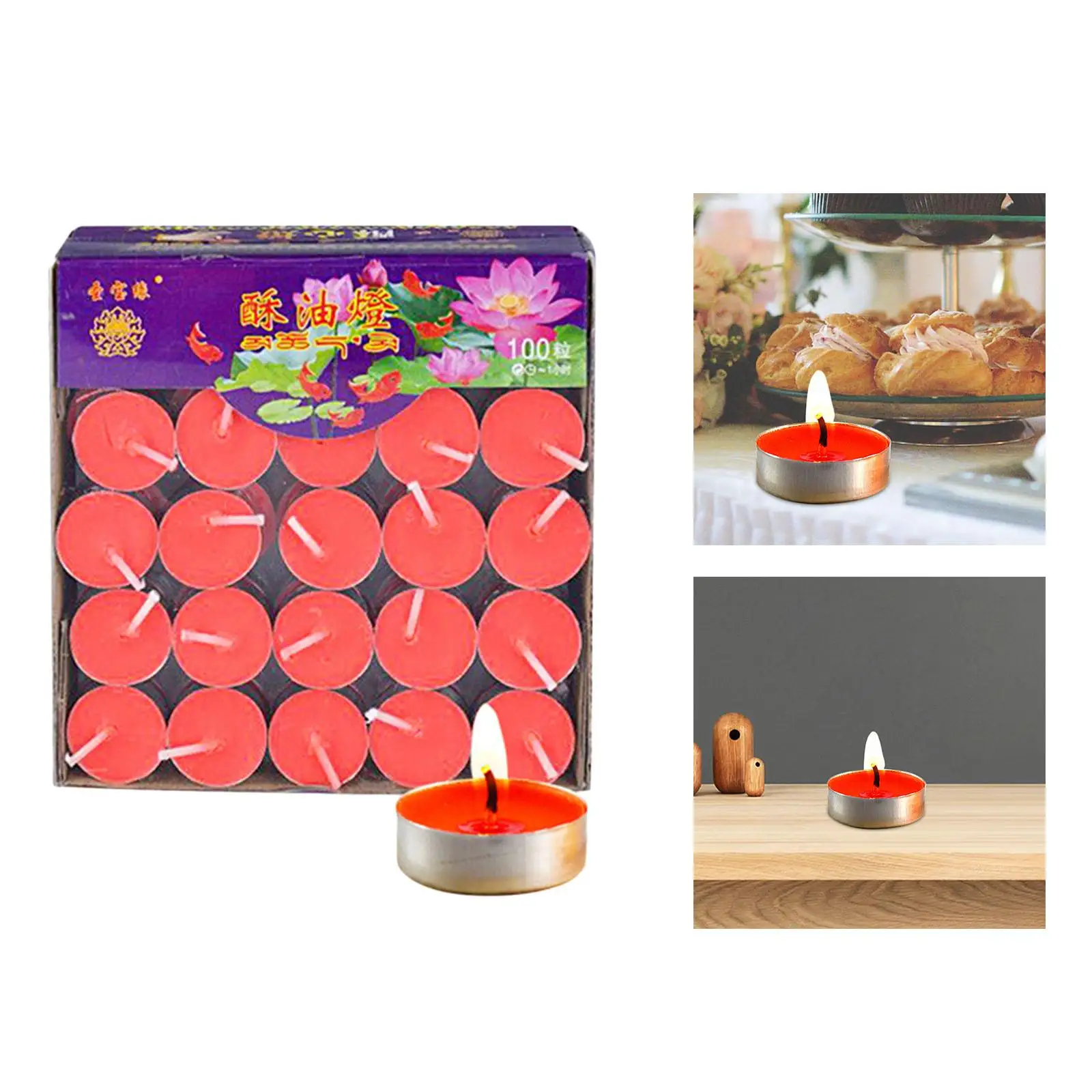 100pcs/Set DIY Round Smokeless Scented Tealight Candles for Birthday Party Decorative Candles outdoor 100pcs/Set DIY Round Smokeless Scented Tealight Candles for Birthday Party Decorative Candles outdoor