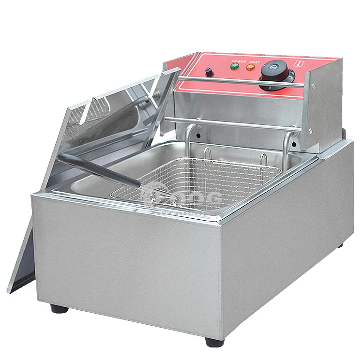 Electric One Can Deep Fryer Commercial Fryer For Sale