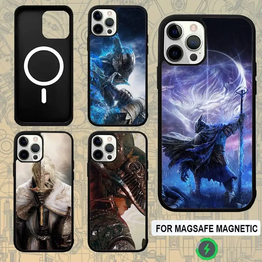 

Game Nightreign Erdtree For Magsafe Wireless Charger Case For iPhone 15,16,17,13,14,11,12,Pro,Max,Plus,E,Air,Mini Cover